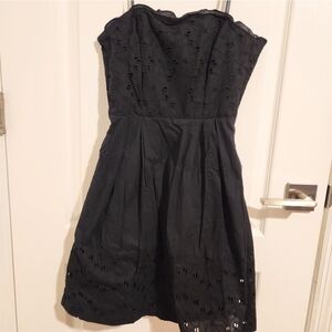 Laundry By Shelli Segal Black Strapless Dress